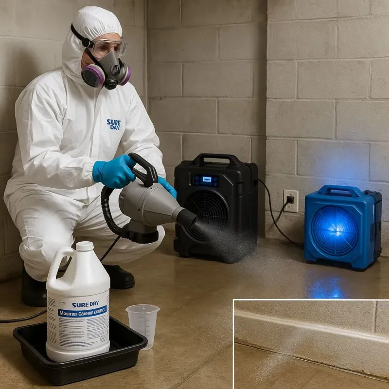 Sanitization and Odor Removal process in Anoka, MN